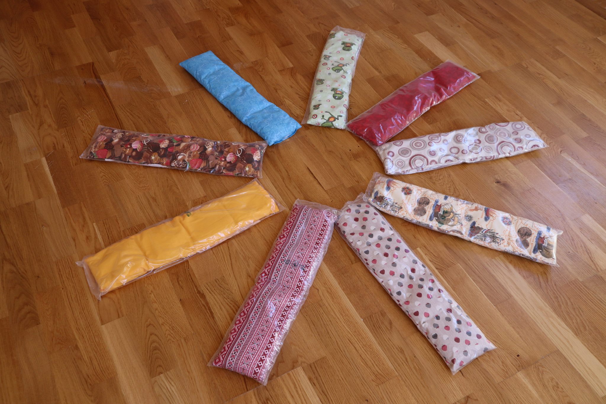 Vankúšiky na nahrievanie